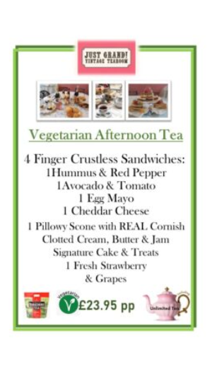 Vegetarian Afternoon Tea