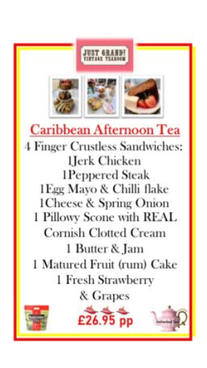 Caribbean Afternoon Tea E-Voucher